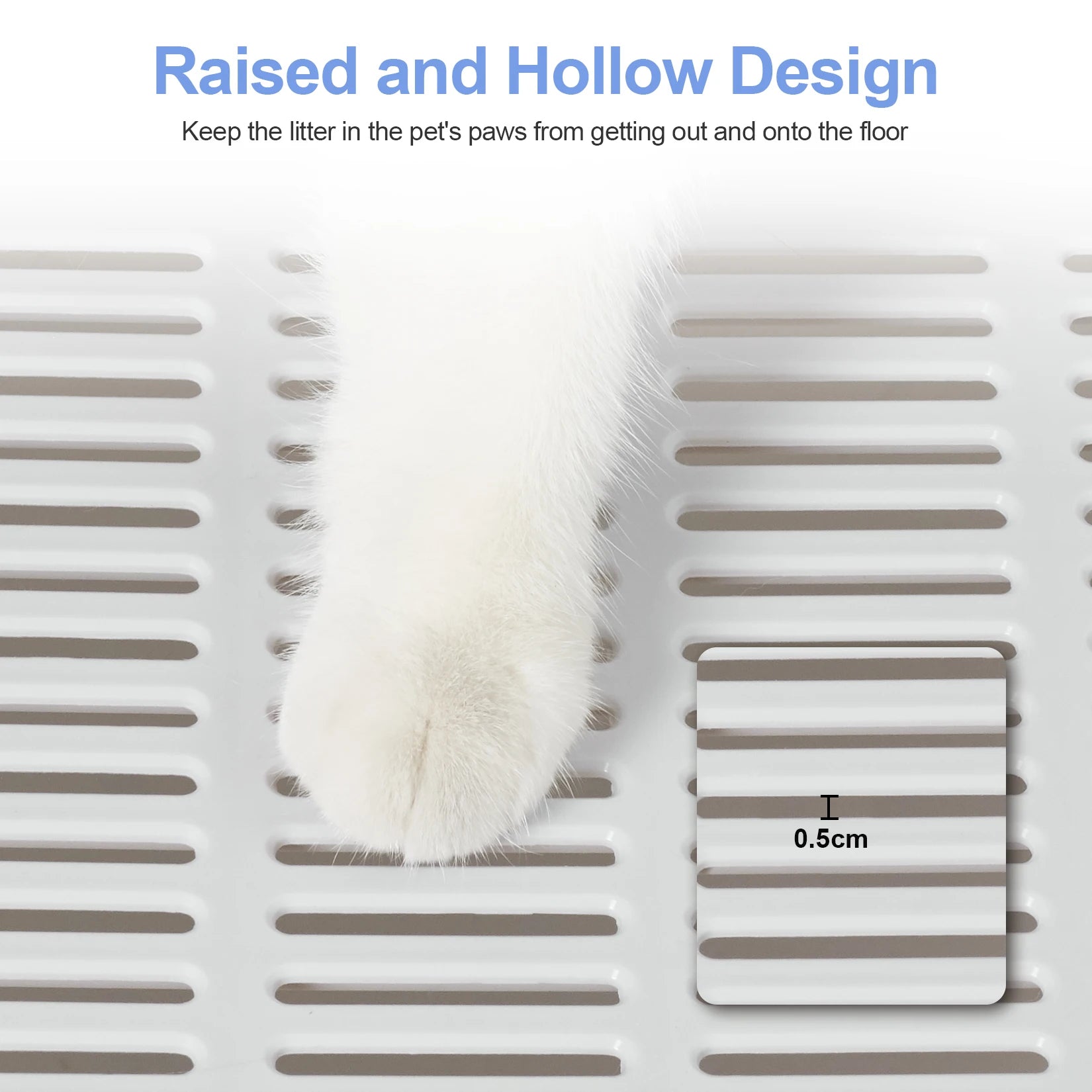 XXL Foldable Cat Litter Box – Front Entry, Top Exit & Pull-Out Tray (Space-Saving Design)