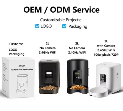 SmartFeast 2L Automatic Pet Feeder (App-Controlled)