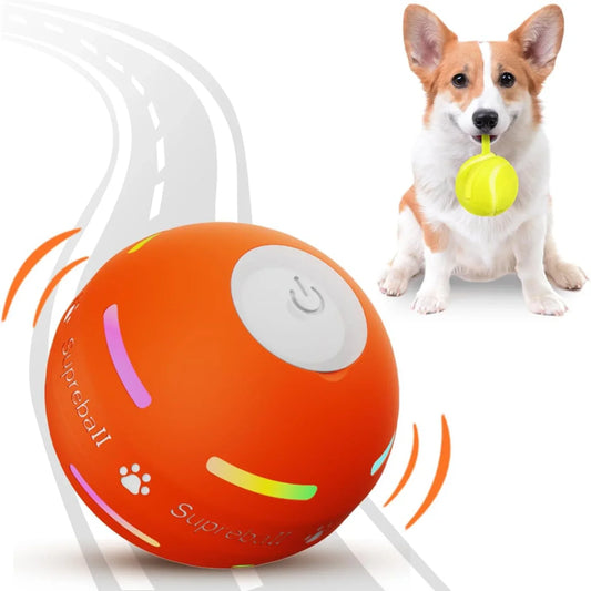 "Interactive Dog Ball Toy – Motion-Activated, USB Rechargeable, for Small & Medium Dogs"
